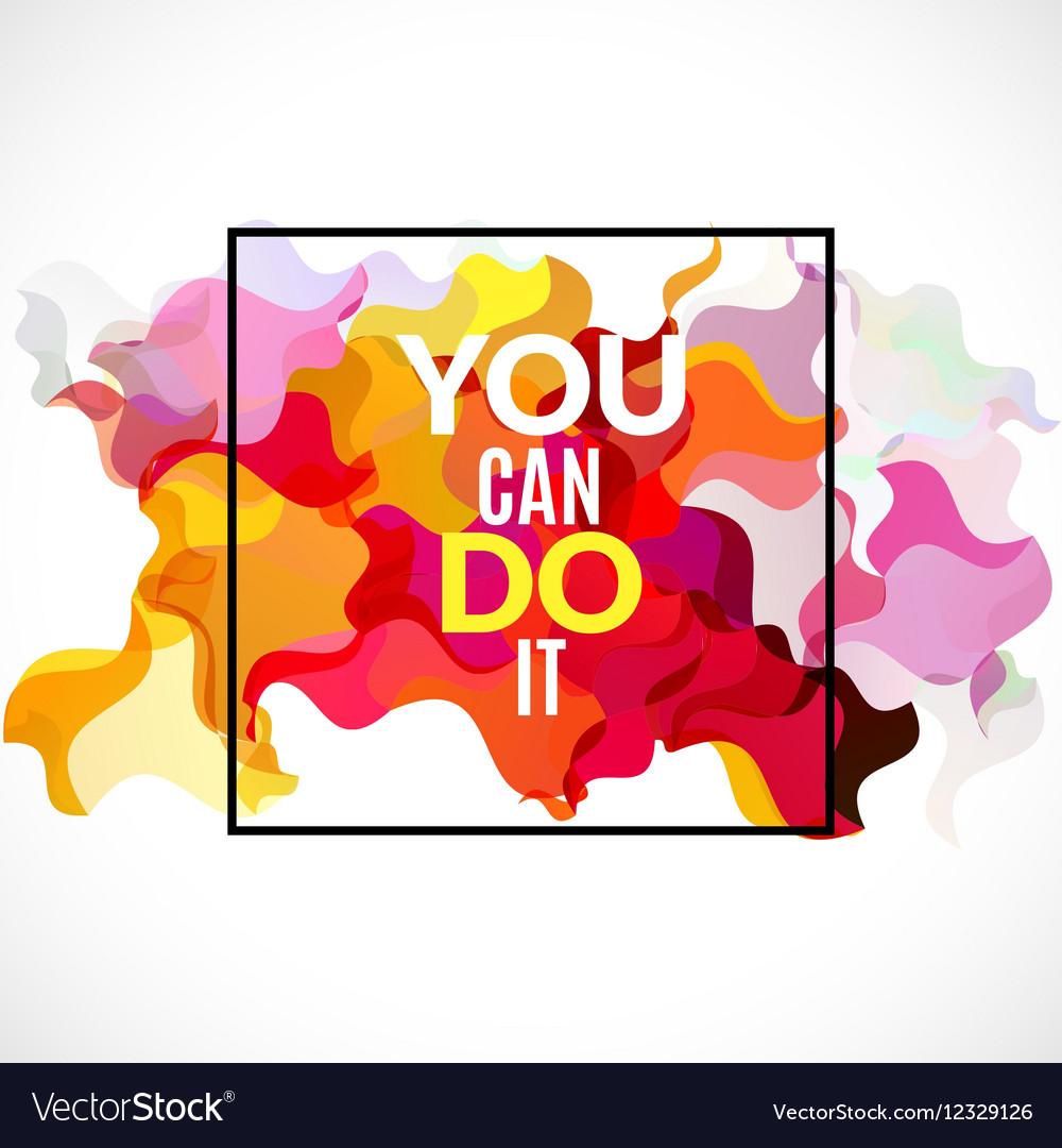Motivational Quote Poster - You Can Do It