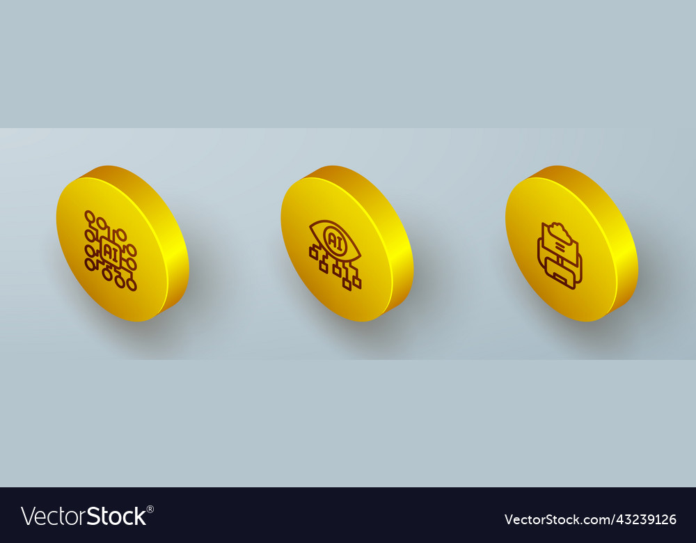 Set isometric line neural network computer vision