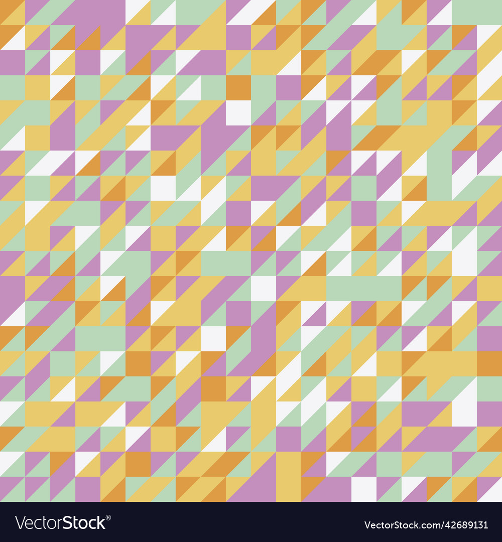 Abstract square background with randomly colored