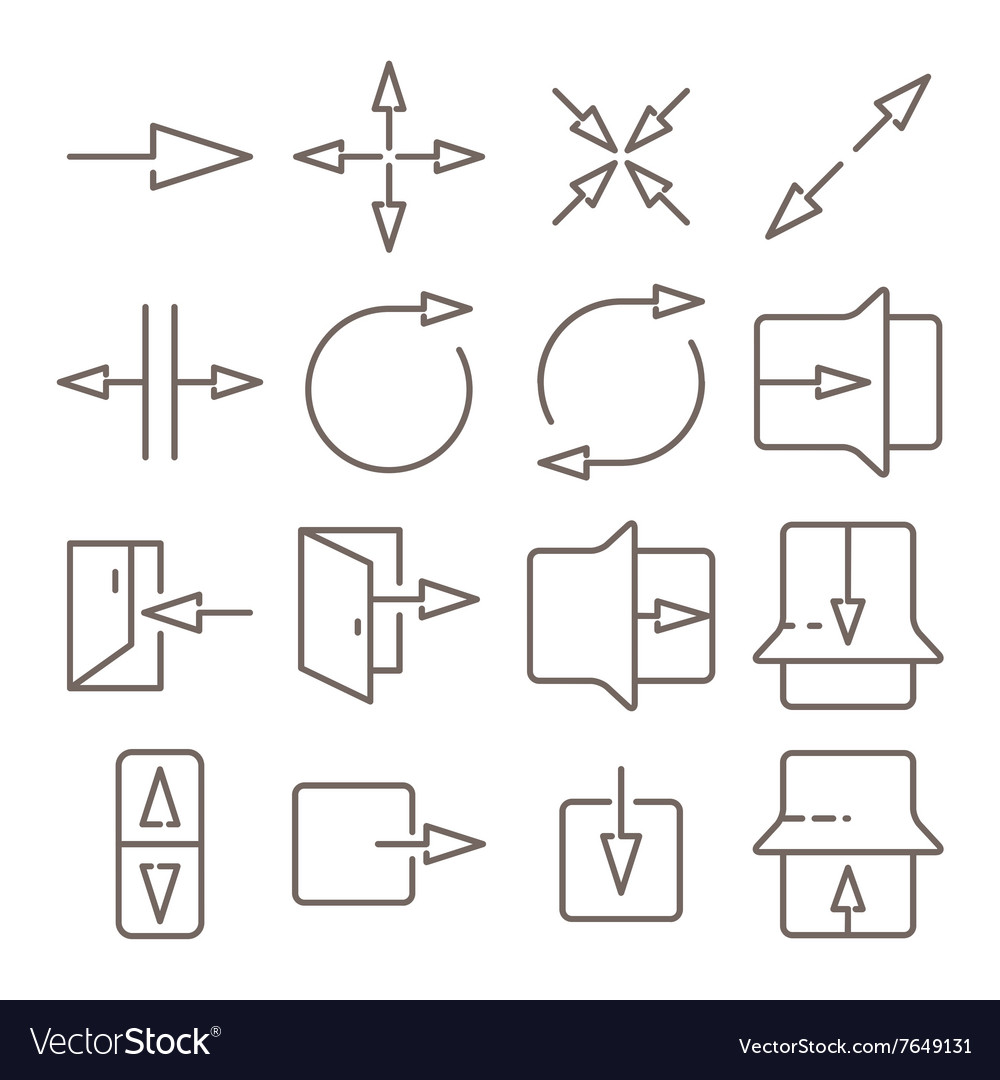 Arrows for uxui and navigation