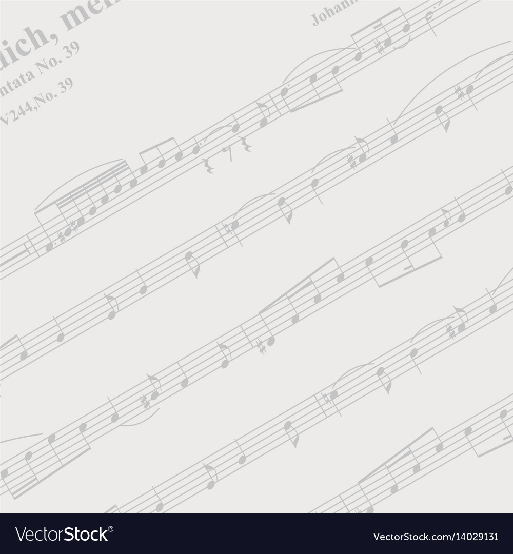 Background with notes