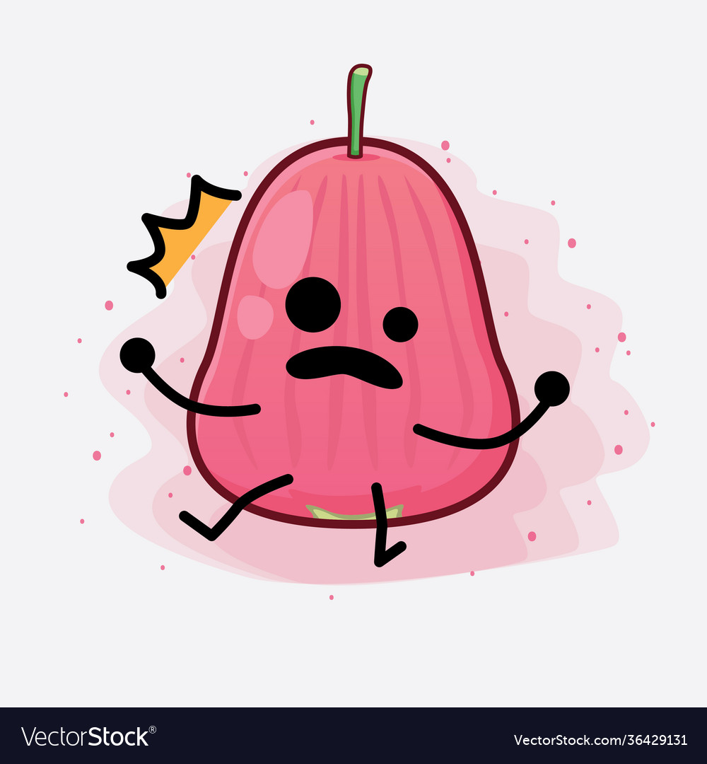 Java apple fruit cute character with simple face
