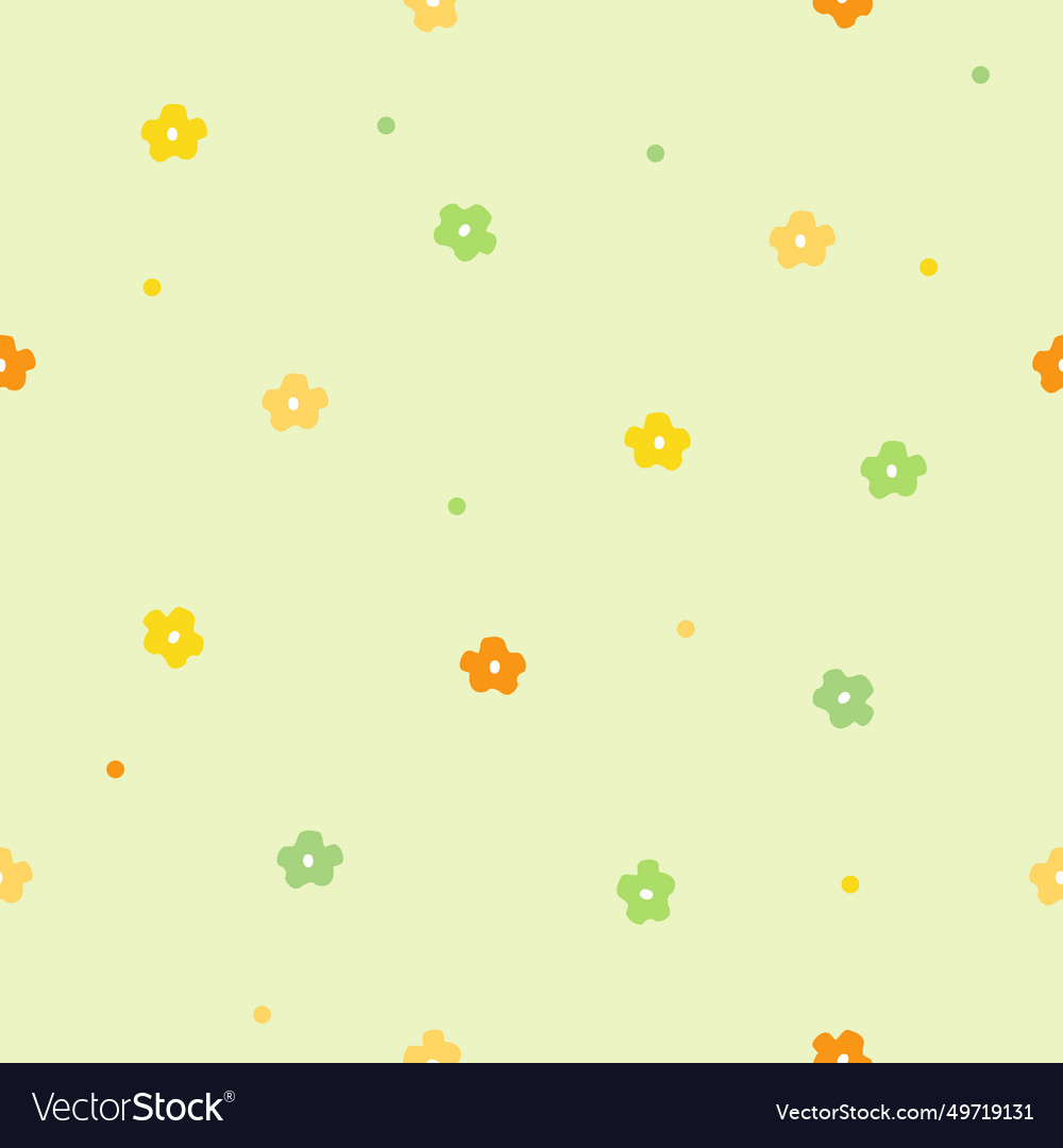 Simple floral seamless pattern texture background vector image Simple floral seamless pattern texture background