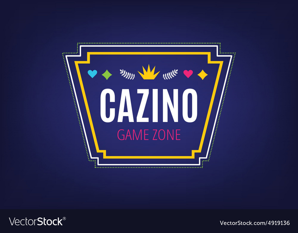 Abstract casino logo template for branding