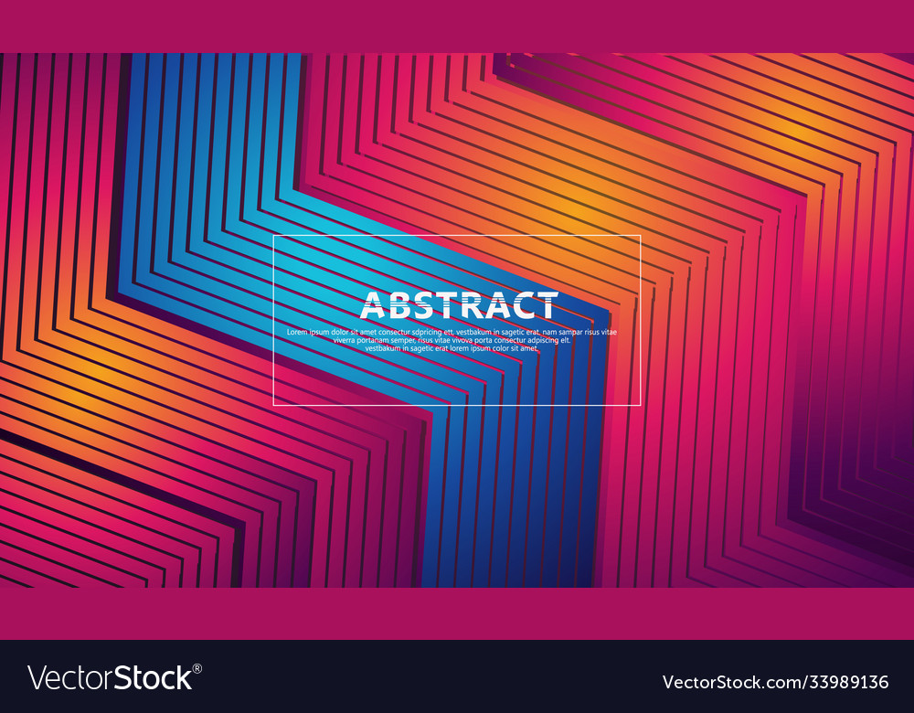 Abstract lines on triangle shape background vector image Abstract lines on triangle shape background