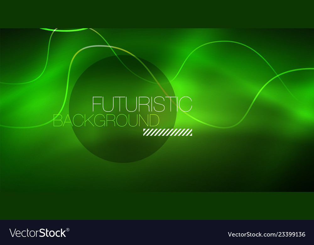 Abstract shiny glowinng color wave design element Vector Image Abstract shiny glowinng color wave design element