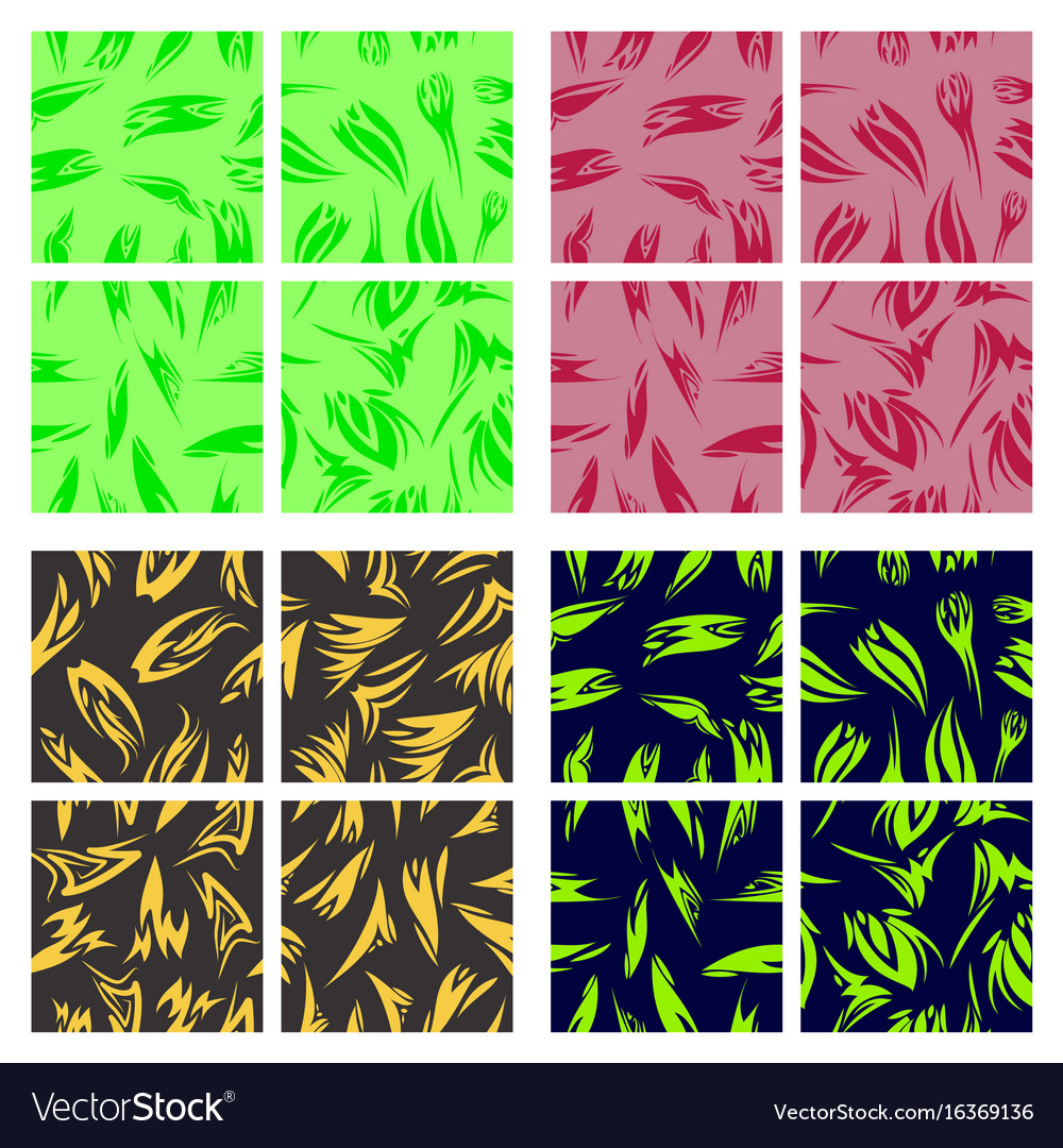 Assembly of patterns in striped style