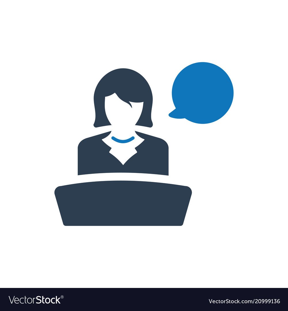 Business presentation icon