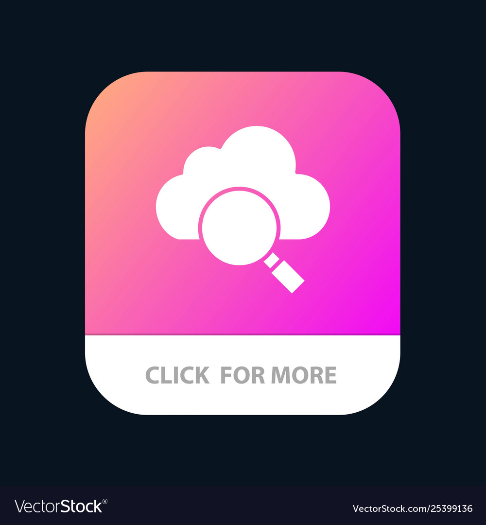 Cloud search research mobile app button android