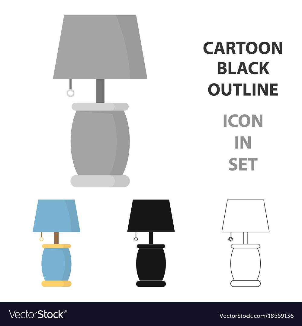 Lamp icon of for web
