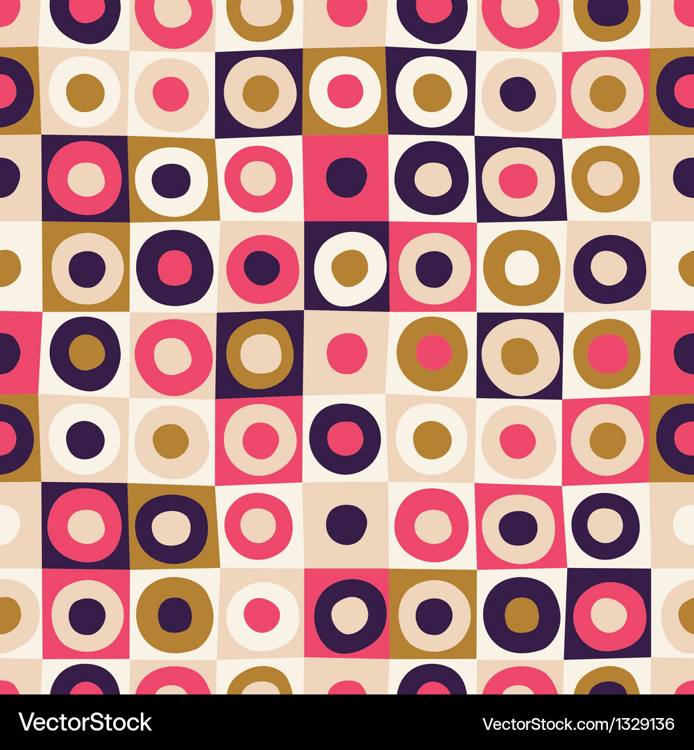 Retro seamless pattern Royalty Free Vector Image