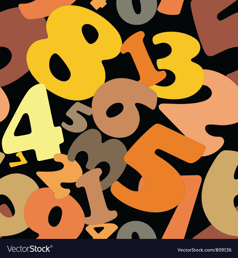 Seamless texture made of numbers
