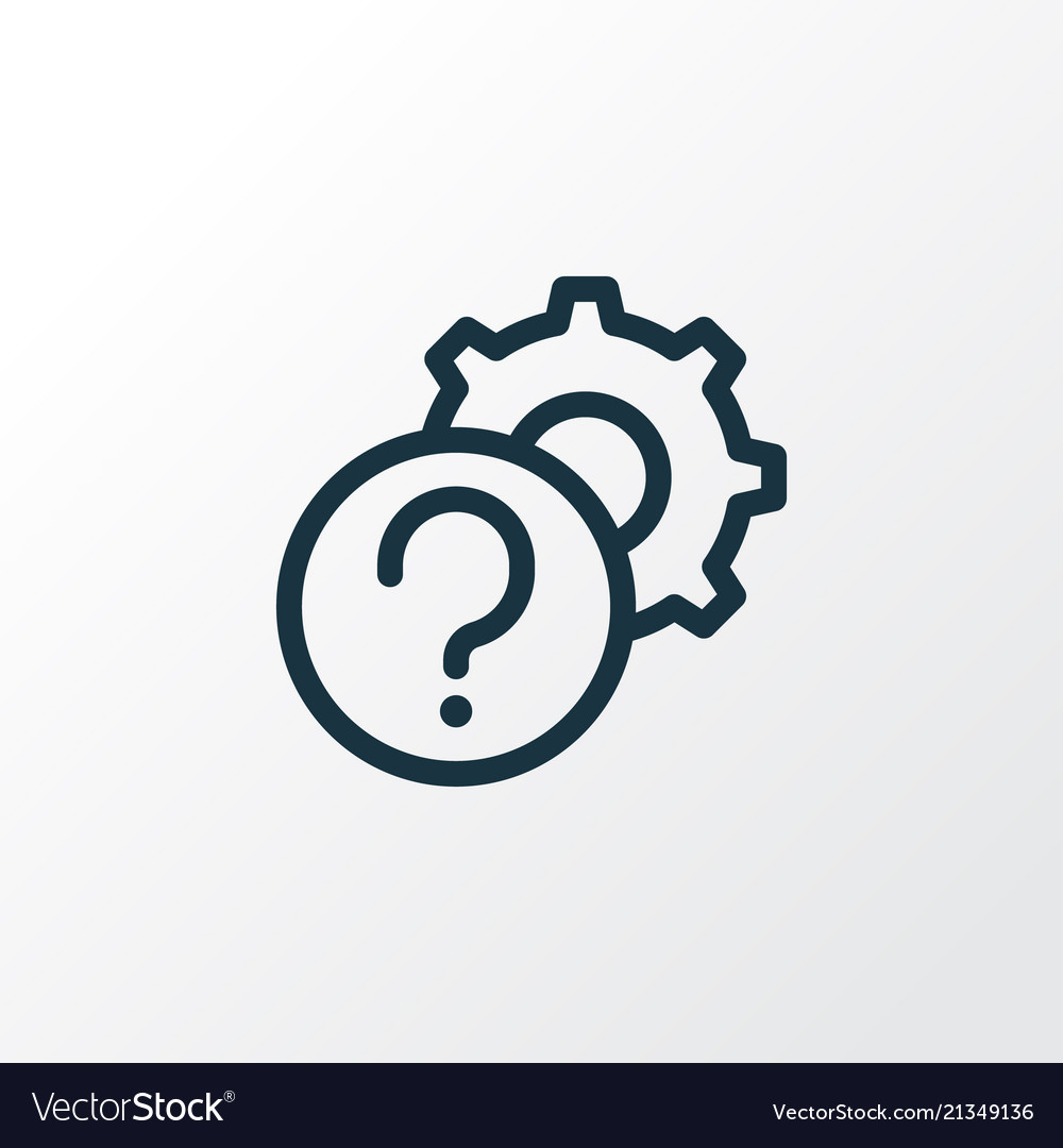 Settings Icon - Question Mark