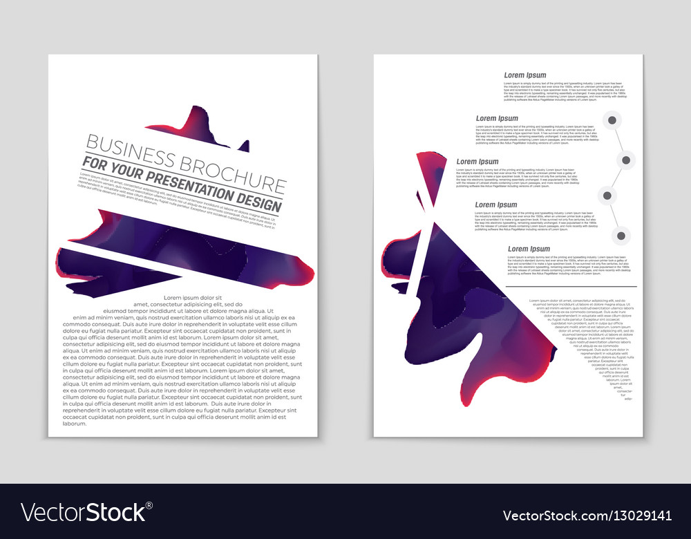 Abstract layout background set for art