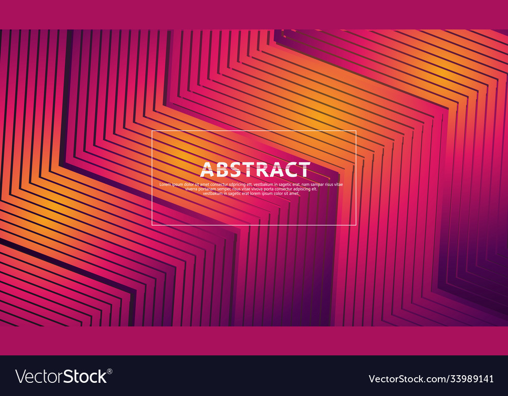 Abstract lines on triangle shape background