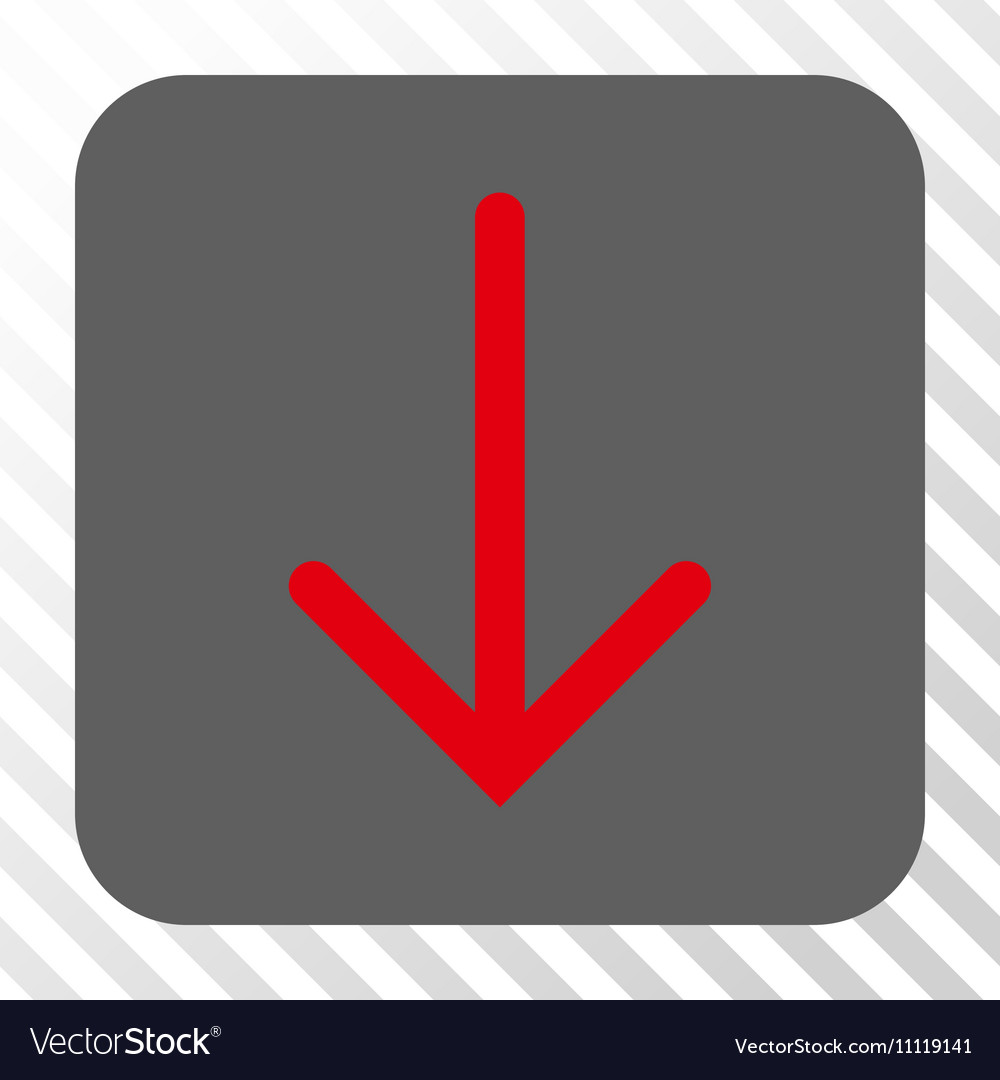 Arrow down rounded square button