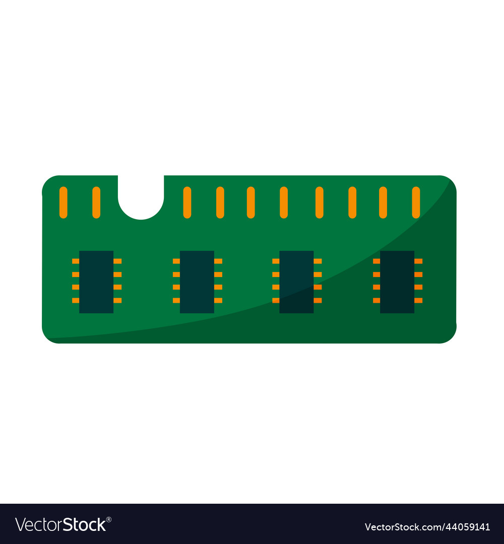 Computer chip hardware green microchip