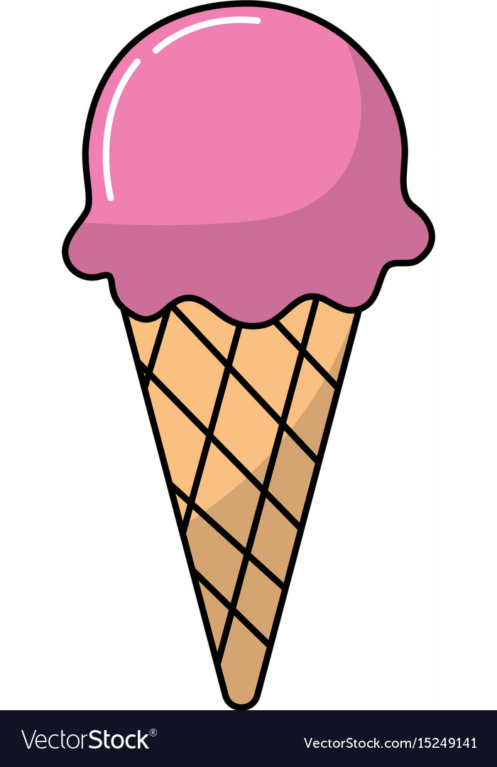 Delicious ice cream to refresh the day Royalty Free Vector