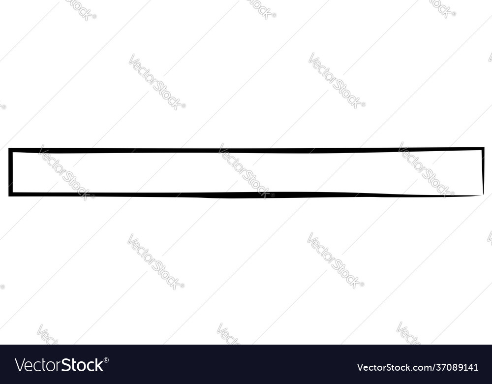 Grungy rectangular frame border plaque outline