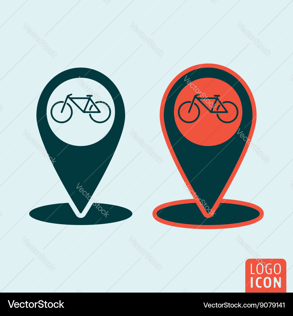 Map pointer icon Royalty Free Vector Image - VectorStock