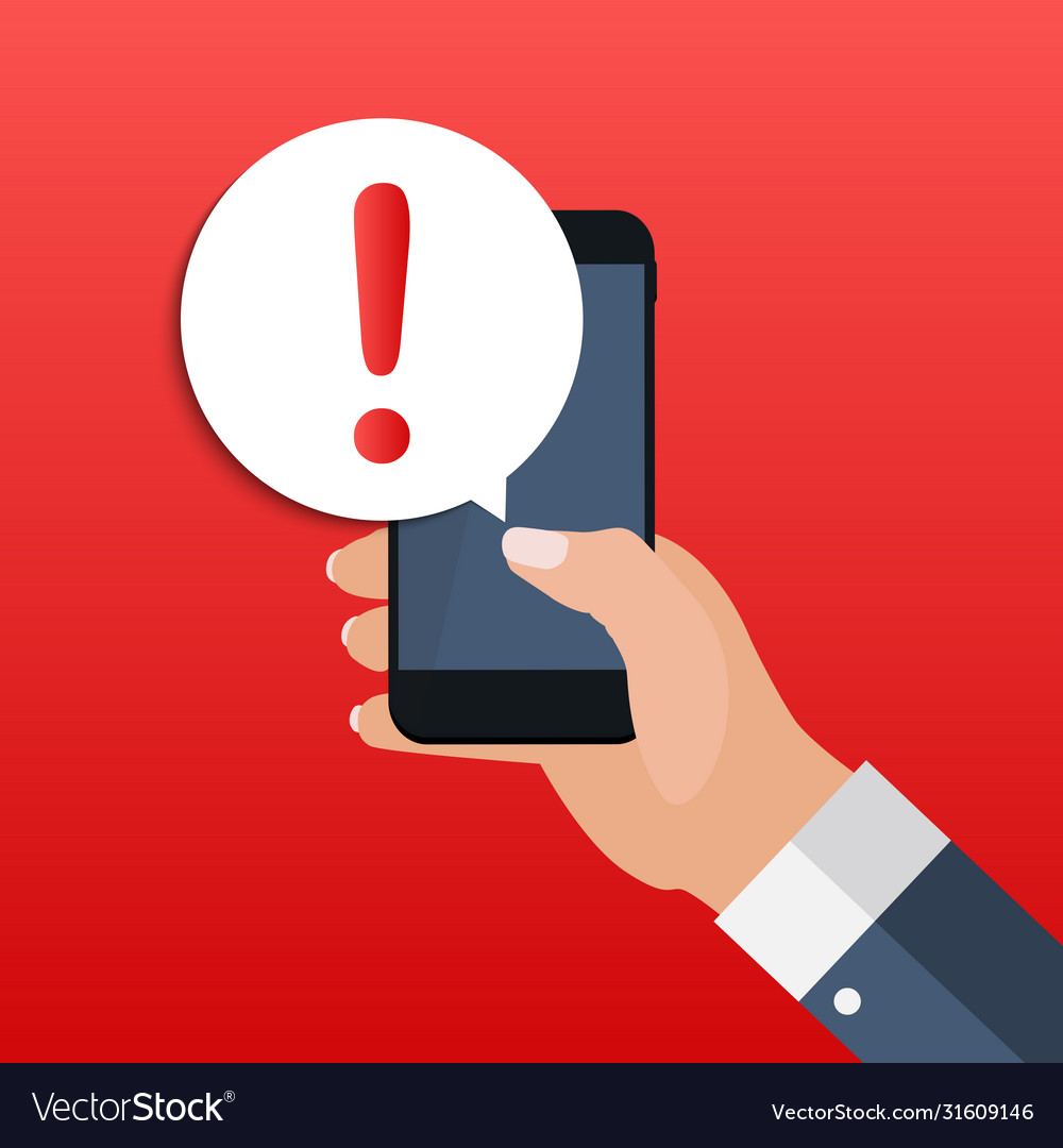 Alert message mobile notification