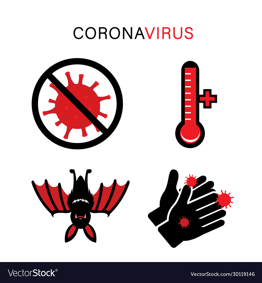 Coronavirus icon for infographic cov-2019