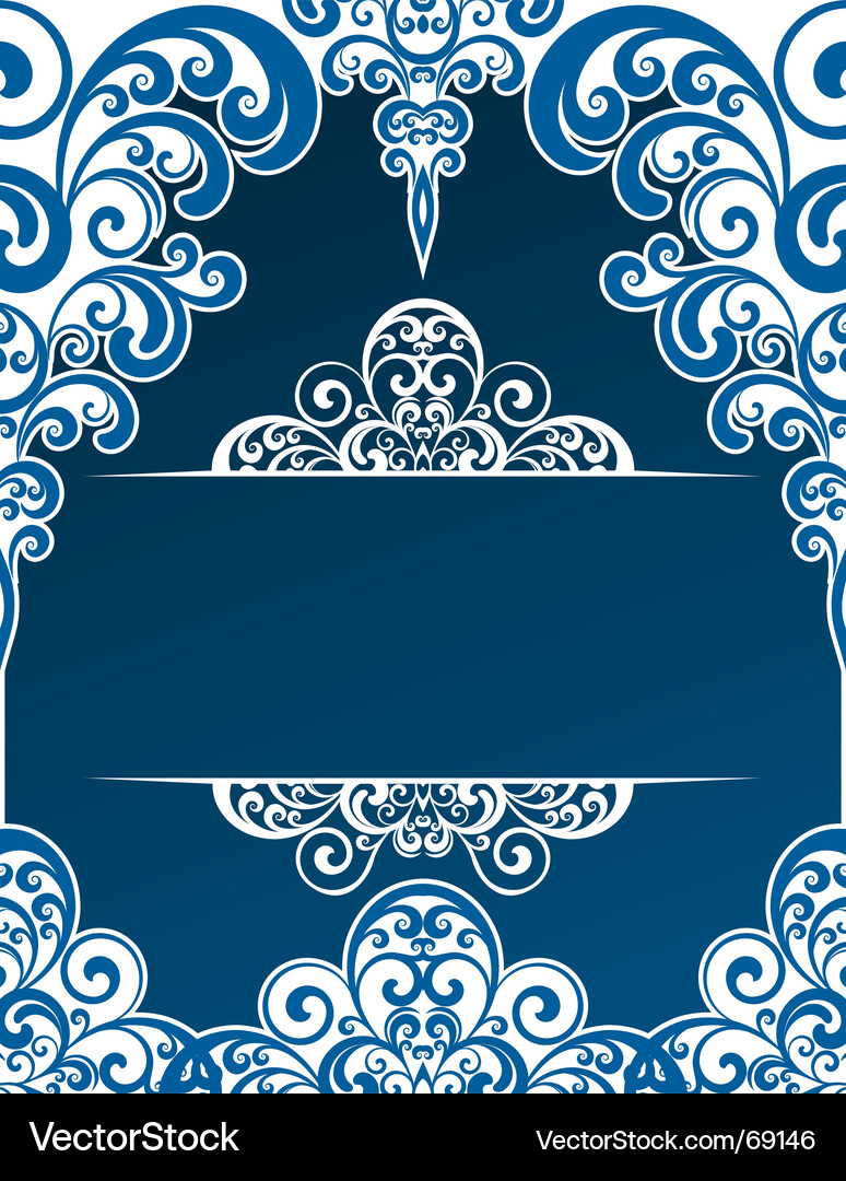 Decorative frame Royalty Free Vector Image - VectorStock