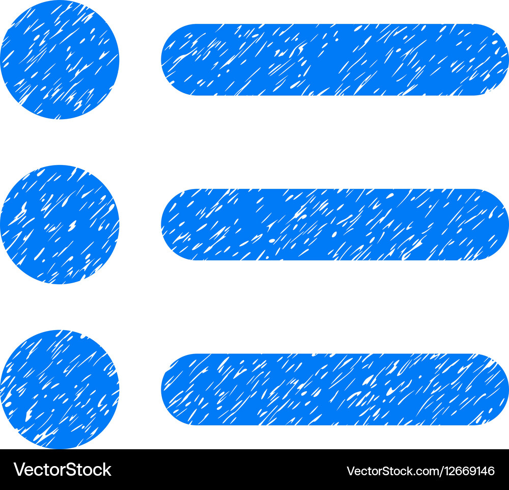 Items grainy texture icon Royalty Free Vector Image