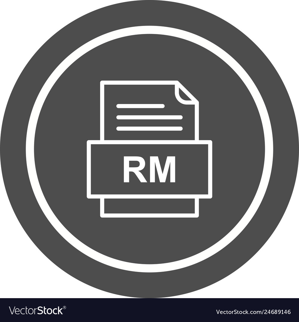 Rm file document icon