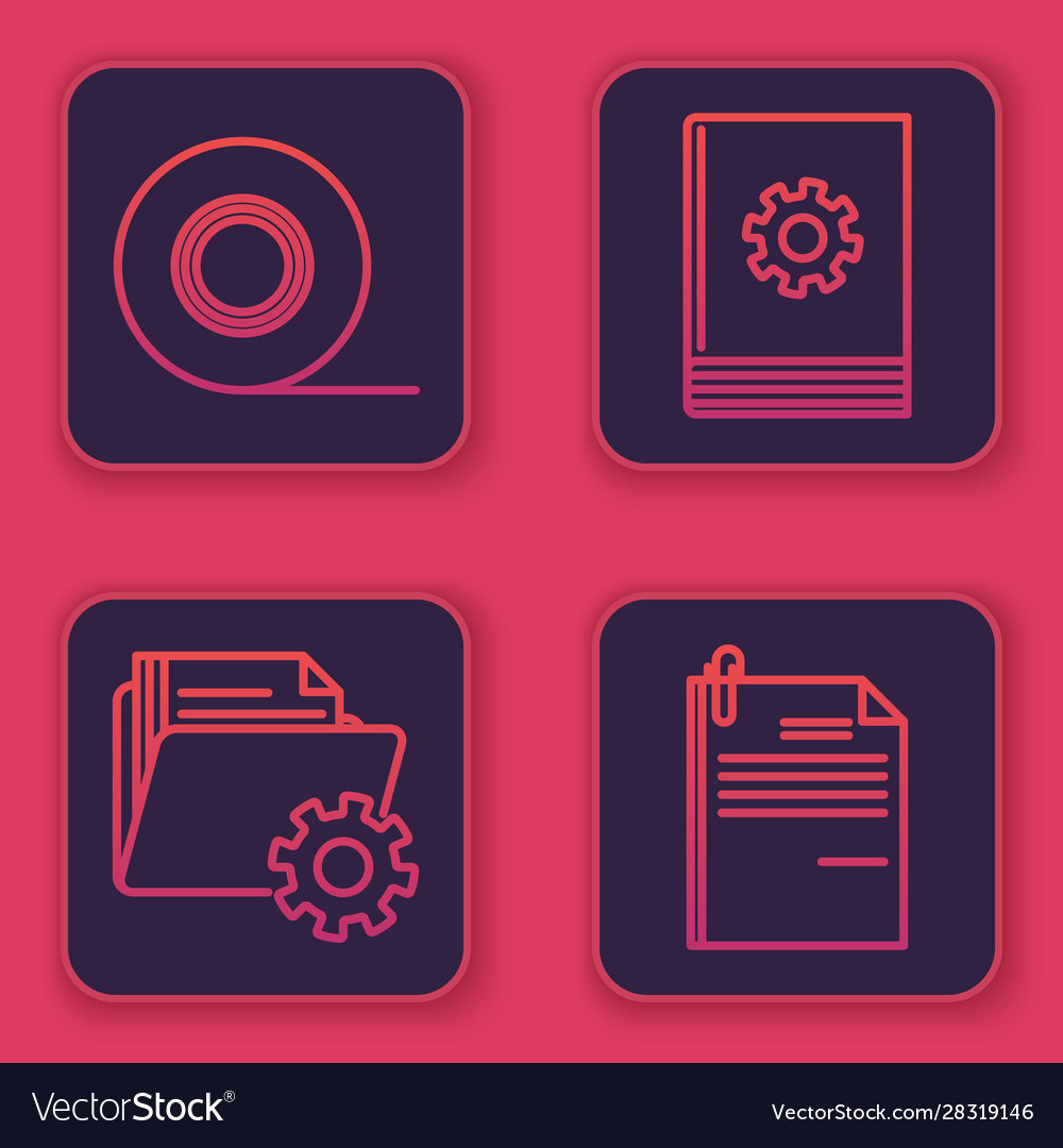 Set line scotch folder settings with gears user