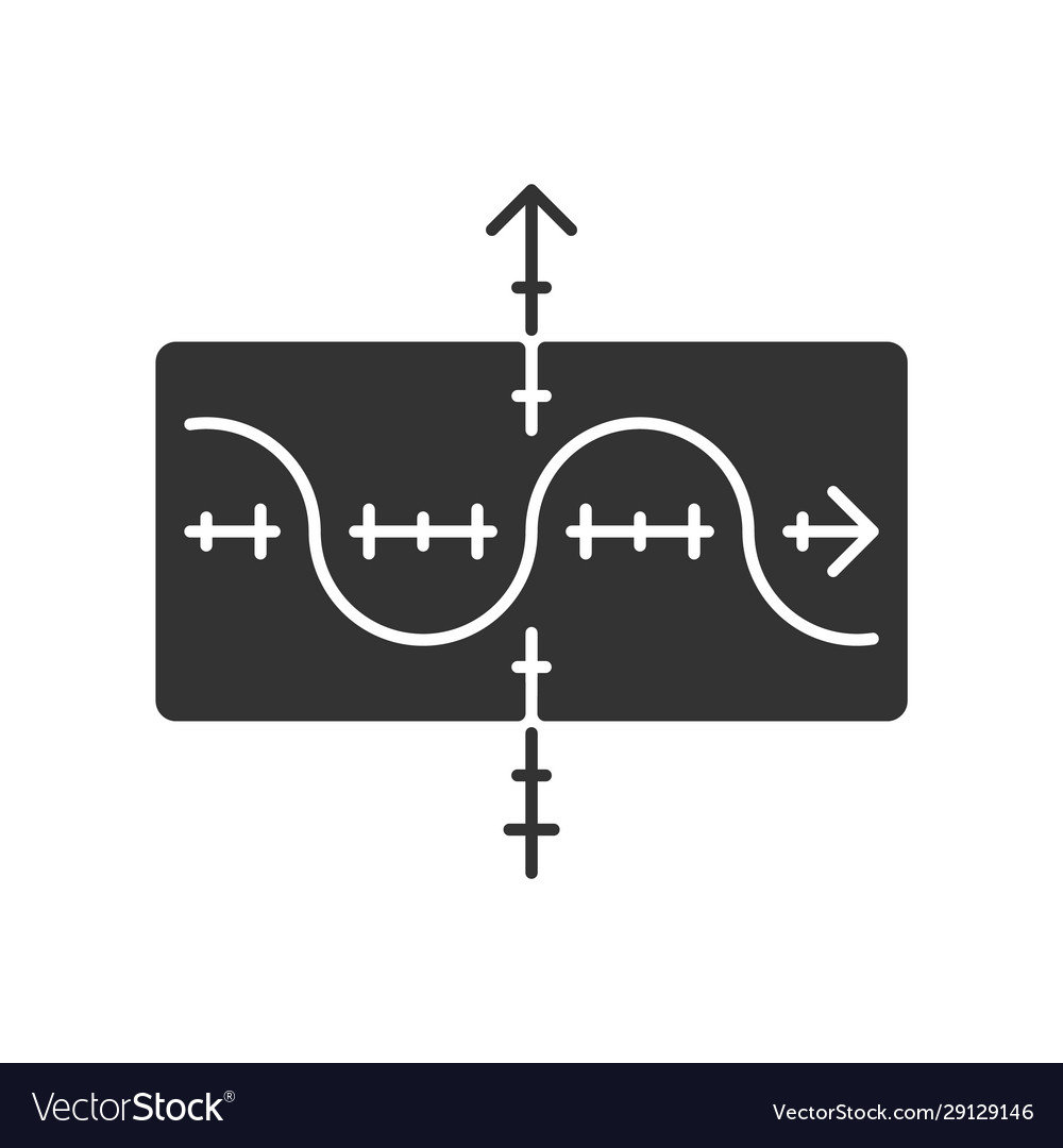 Sinusoid Graph Icon - Wave Function