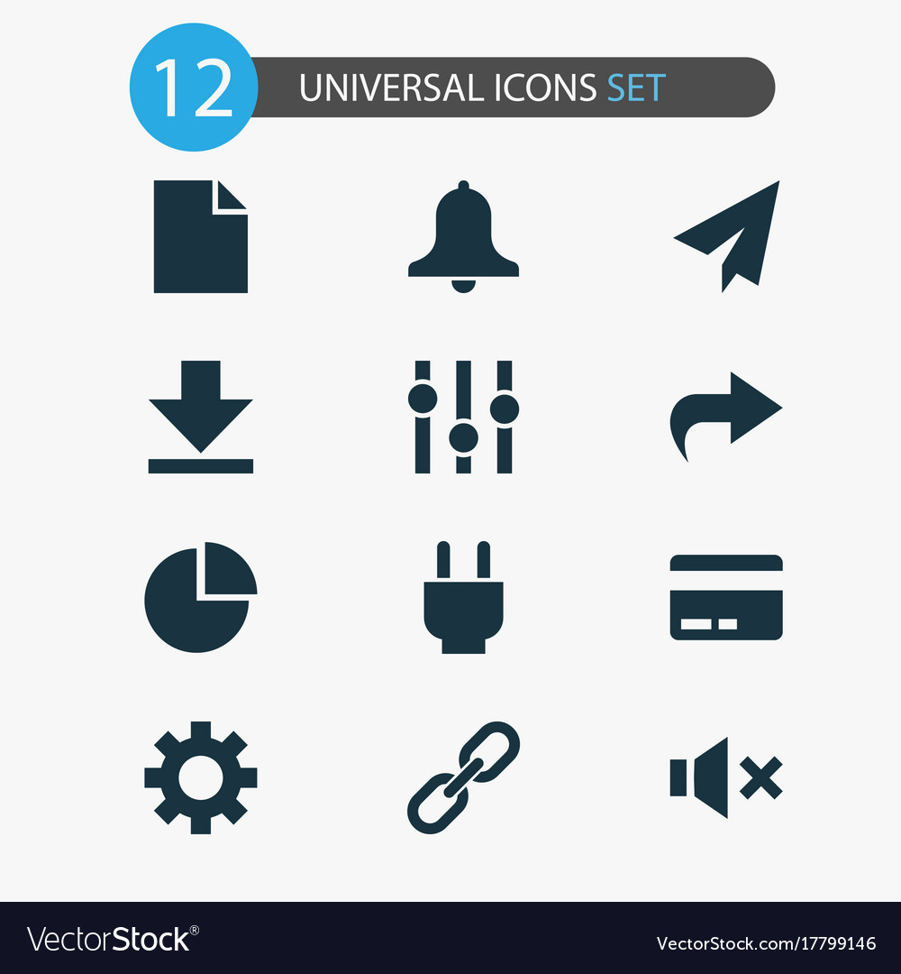 User icons set collection of socket downloading