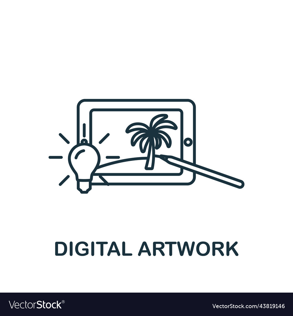 Website building icon line simple web design vector image Website building icon line simple web design