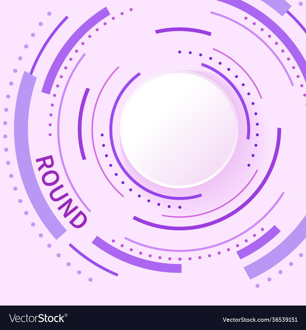 Abstract background with color circle line on pink vector image Abstract background with color circle line on pink