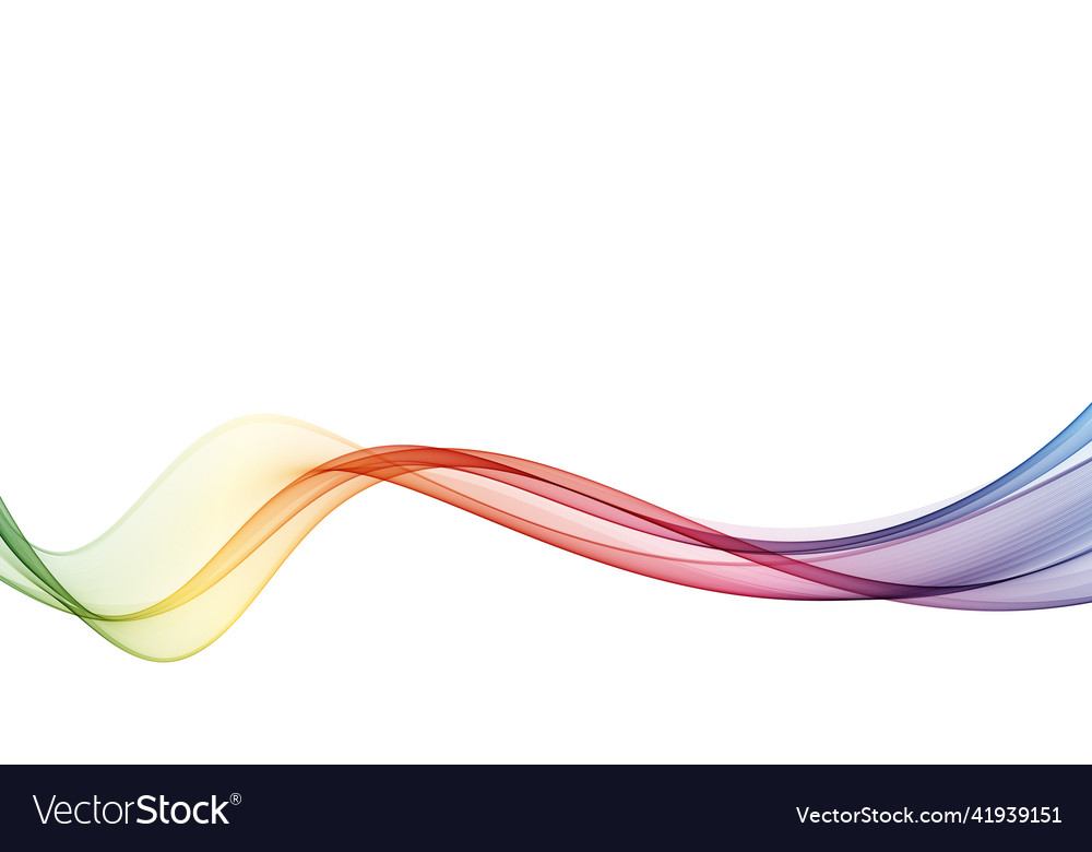 Abstract Colorful Wave Background
