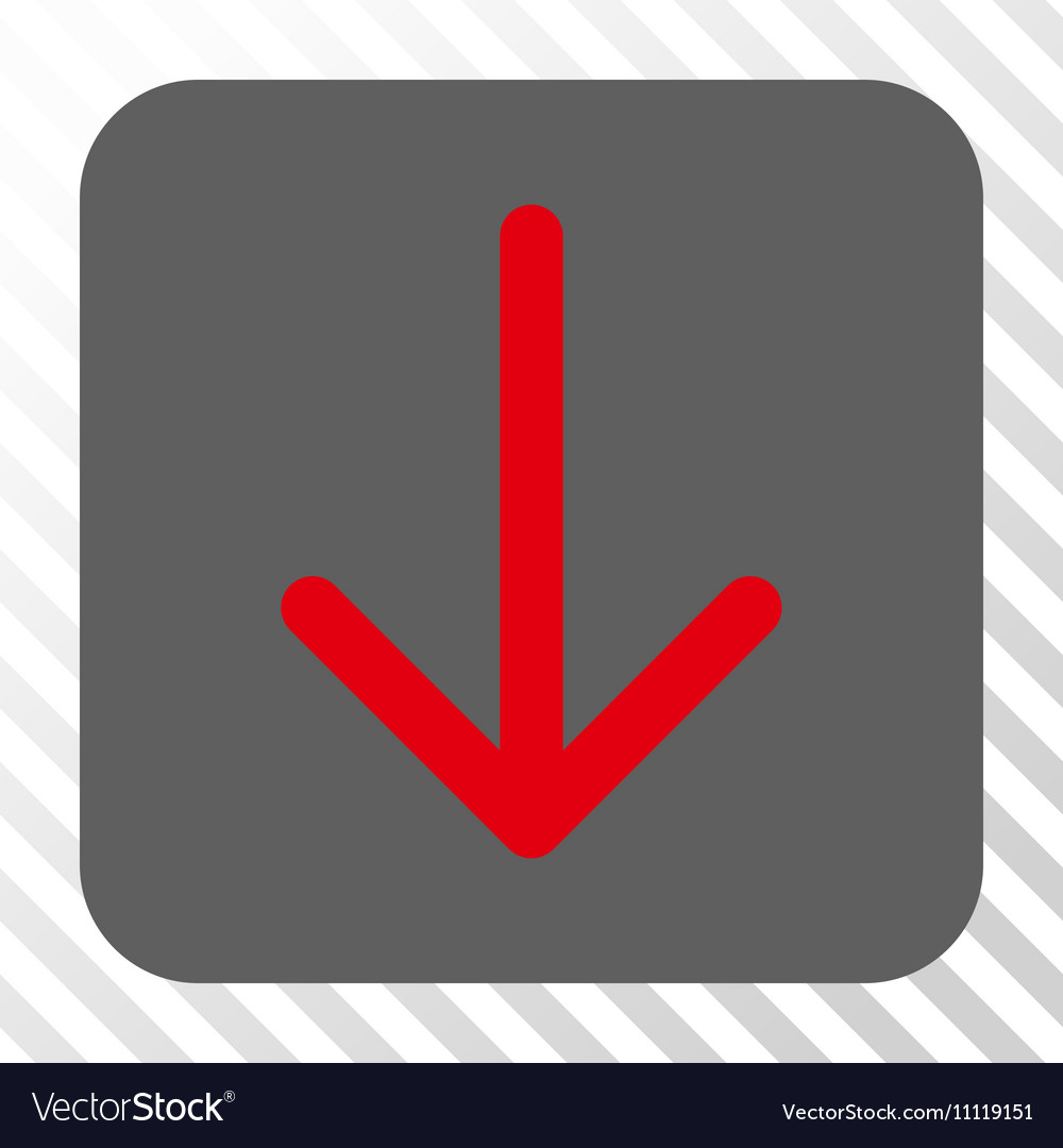 Arrow down rounded square button