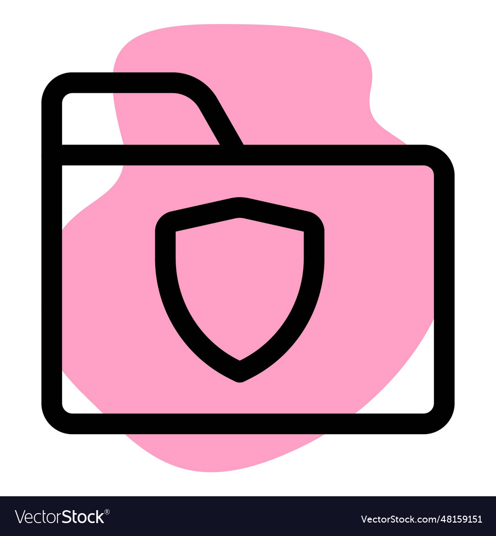 Folder encrypted for data safeguarding