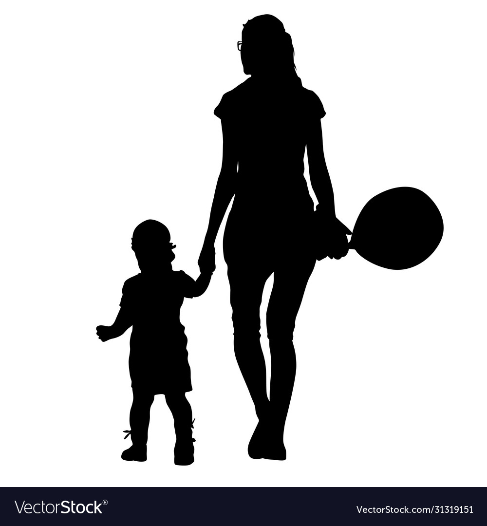 Happy Family Silhouette