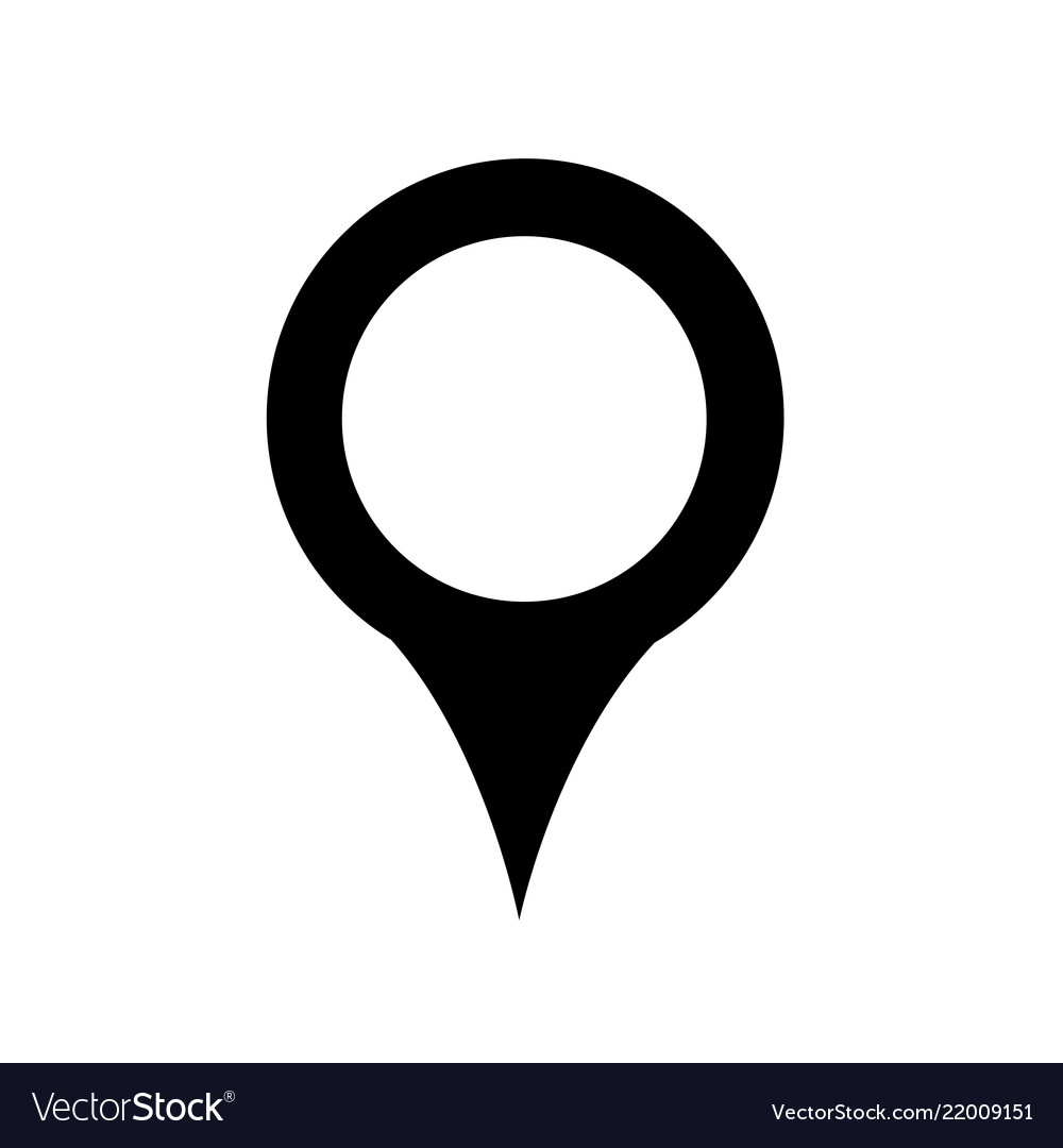 Map pointer gps icon