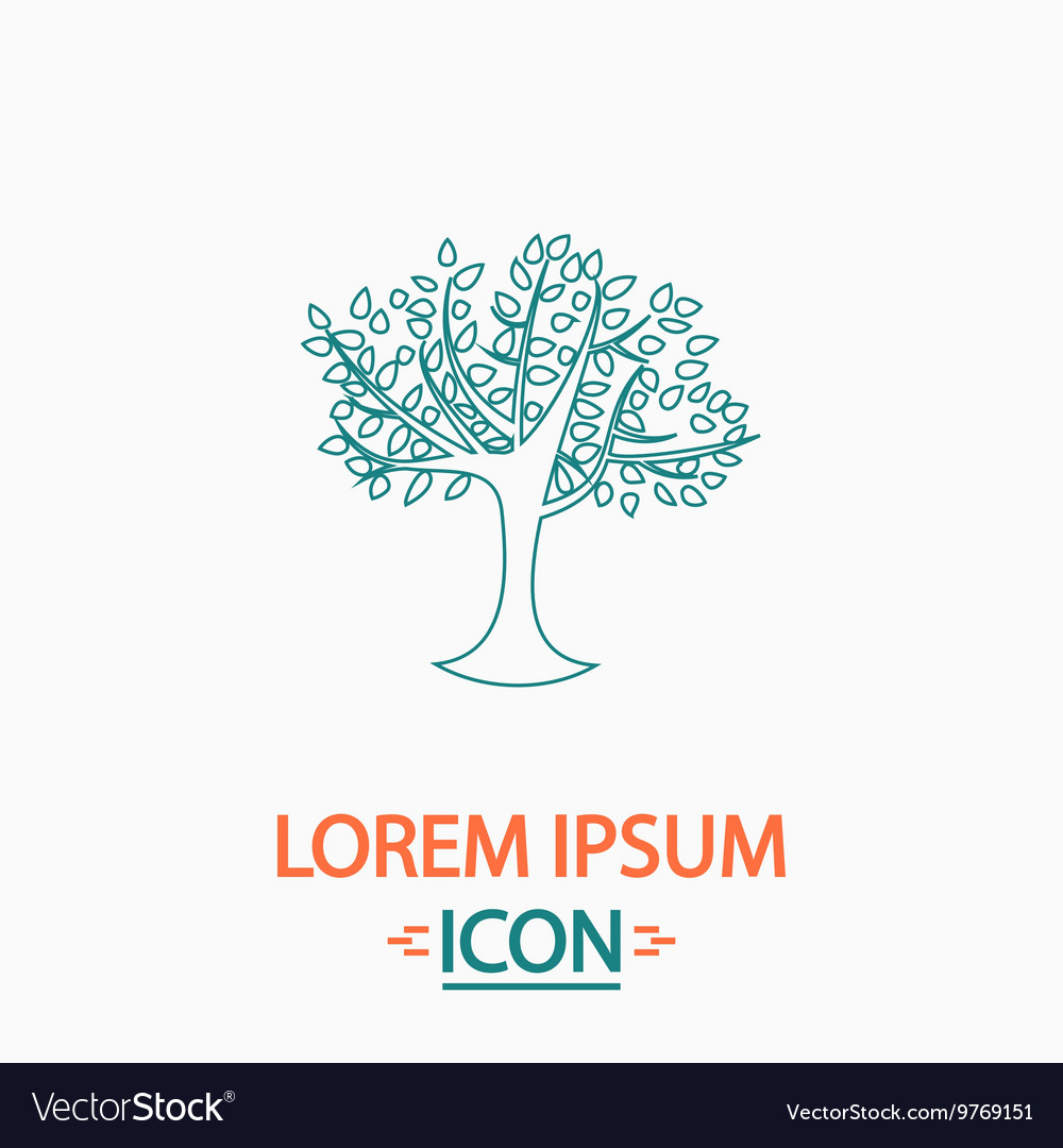 Maple tree computer symbol