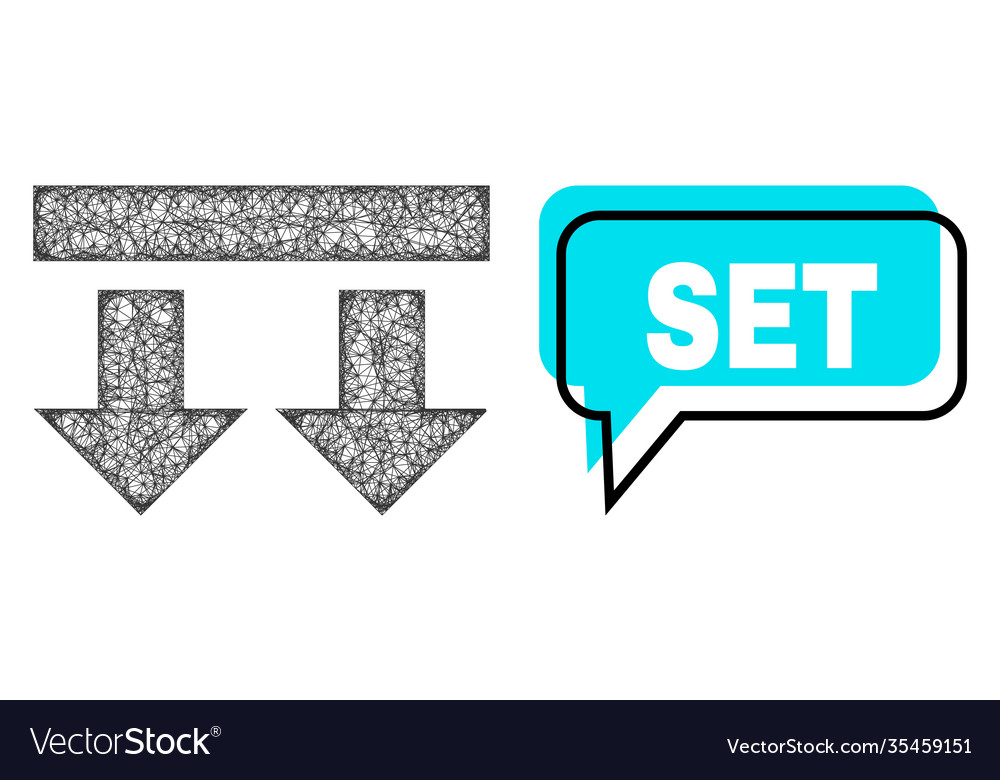 Misplaced set speech bubble and net bring down