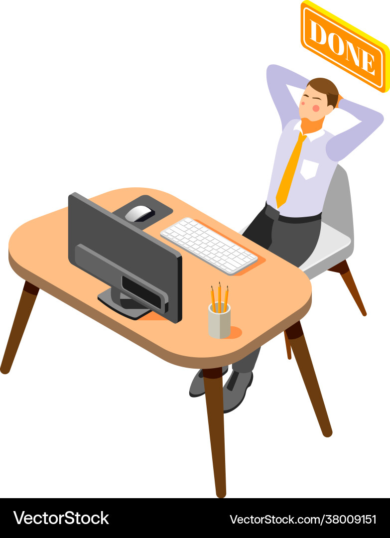 Office work icon Royalty Free Vector Image - VectorStock