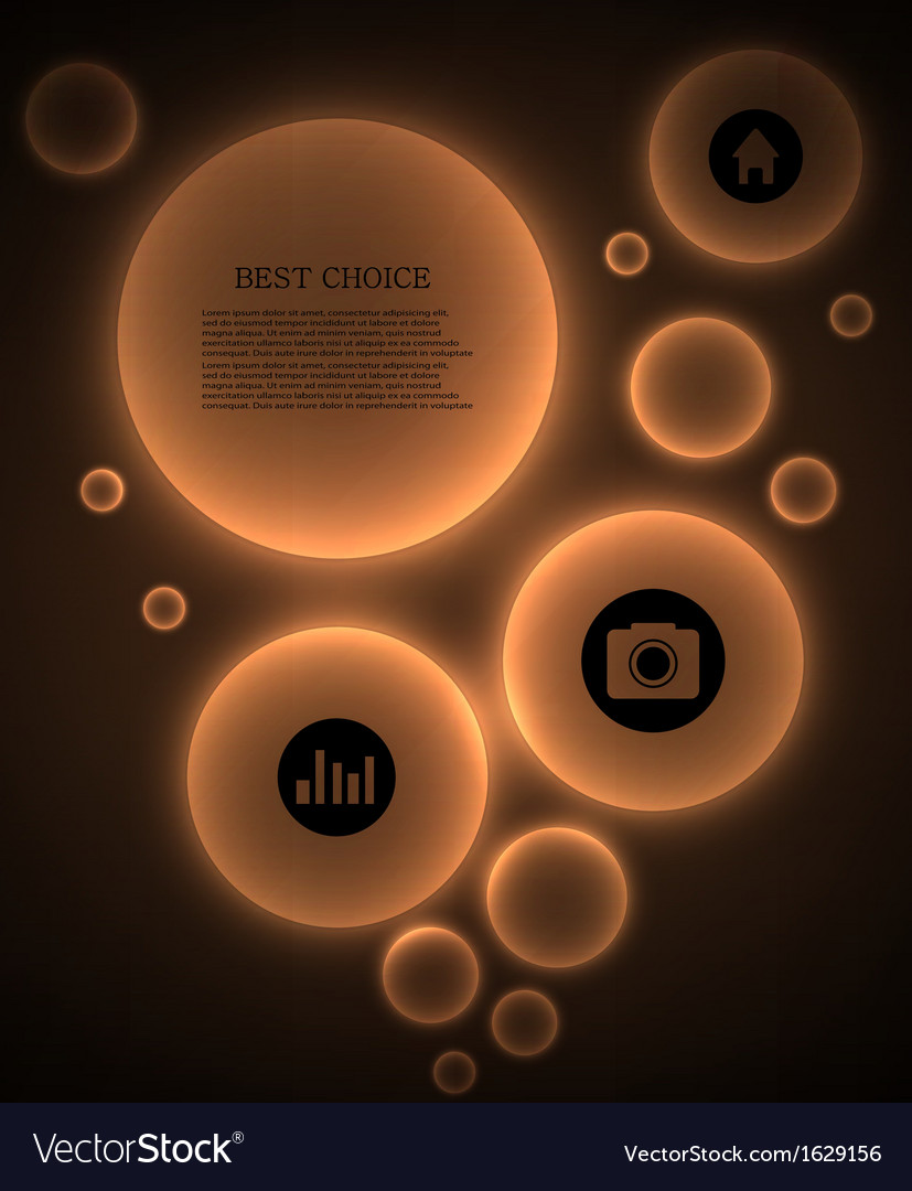 Abstract Gradient Circle Background