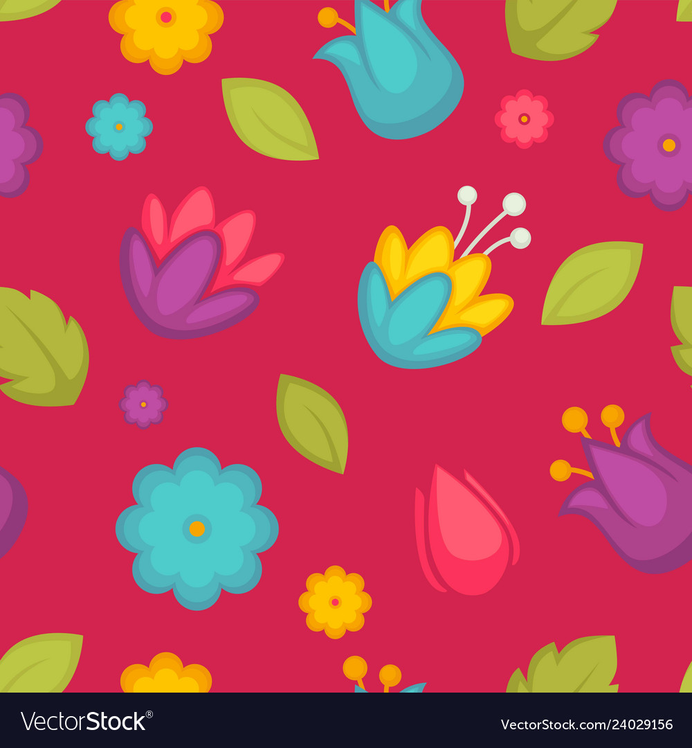 Background seamless pattern with spring Royalty Free Vector