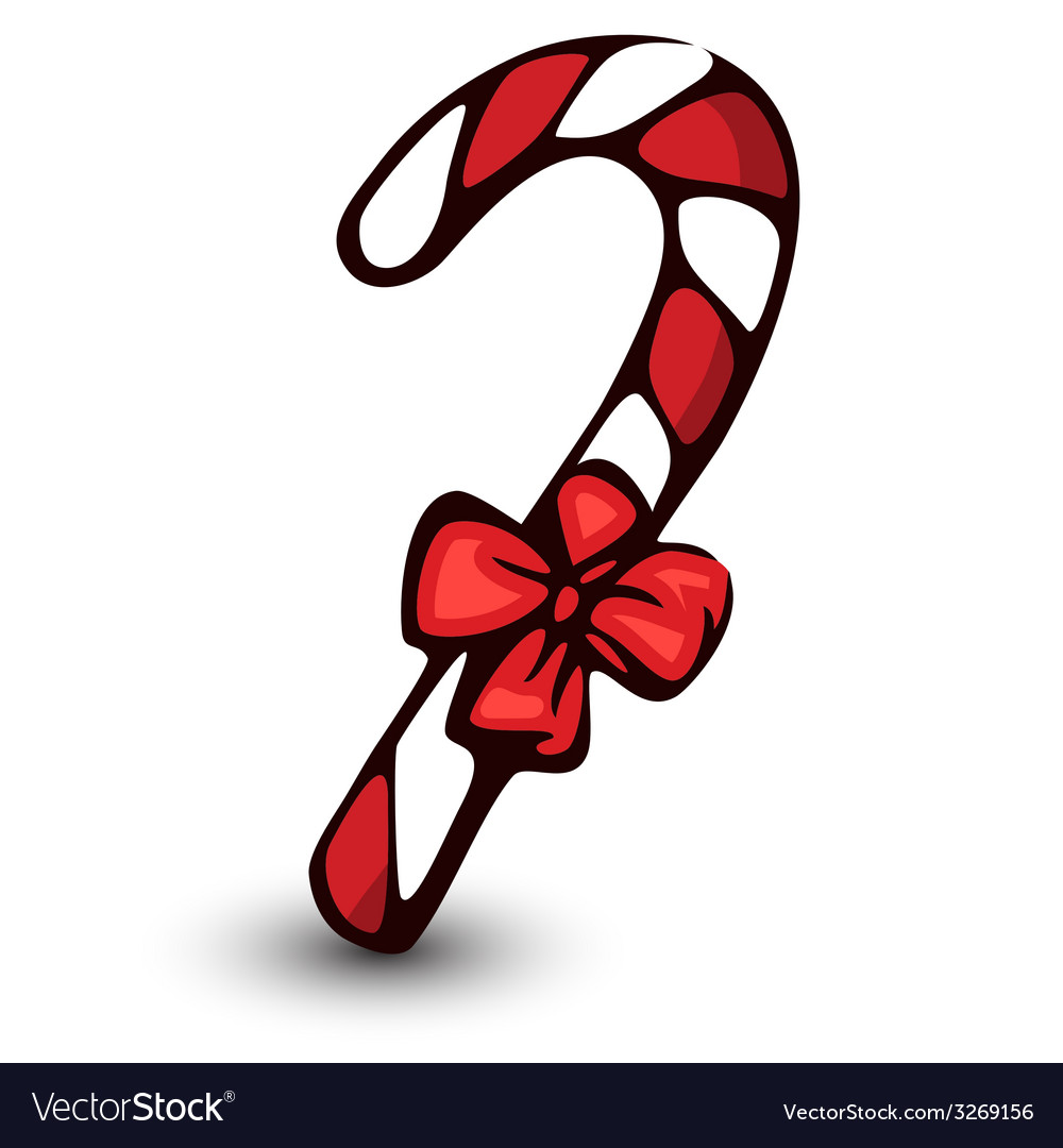 Candycane isolated on white