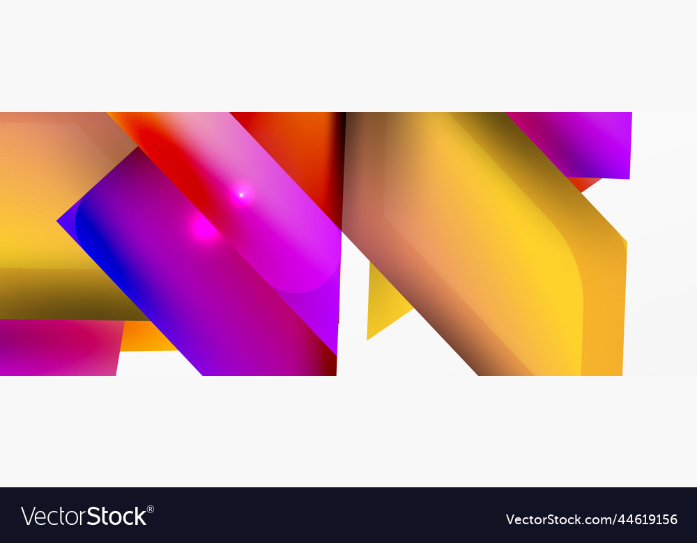 Dynamic 3d geometric abstract background Vector Image Dynamic 3d geometric abstract background