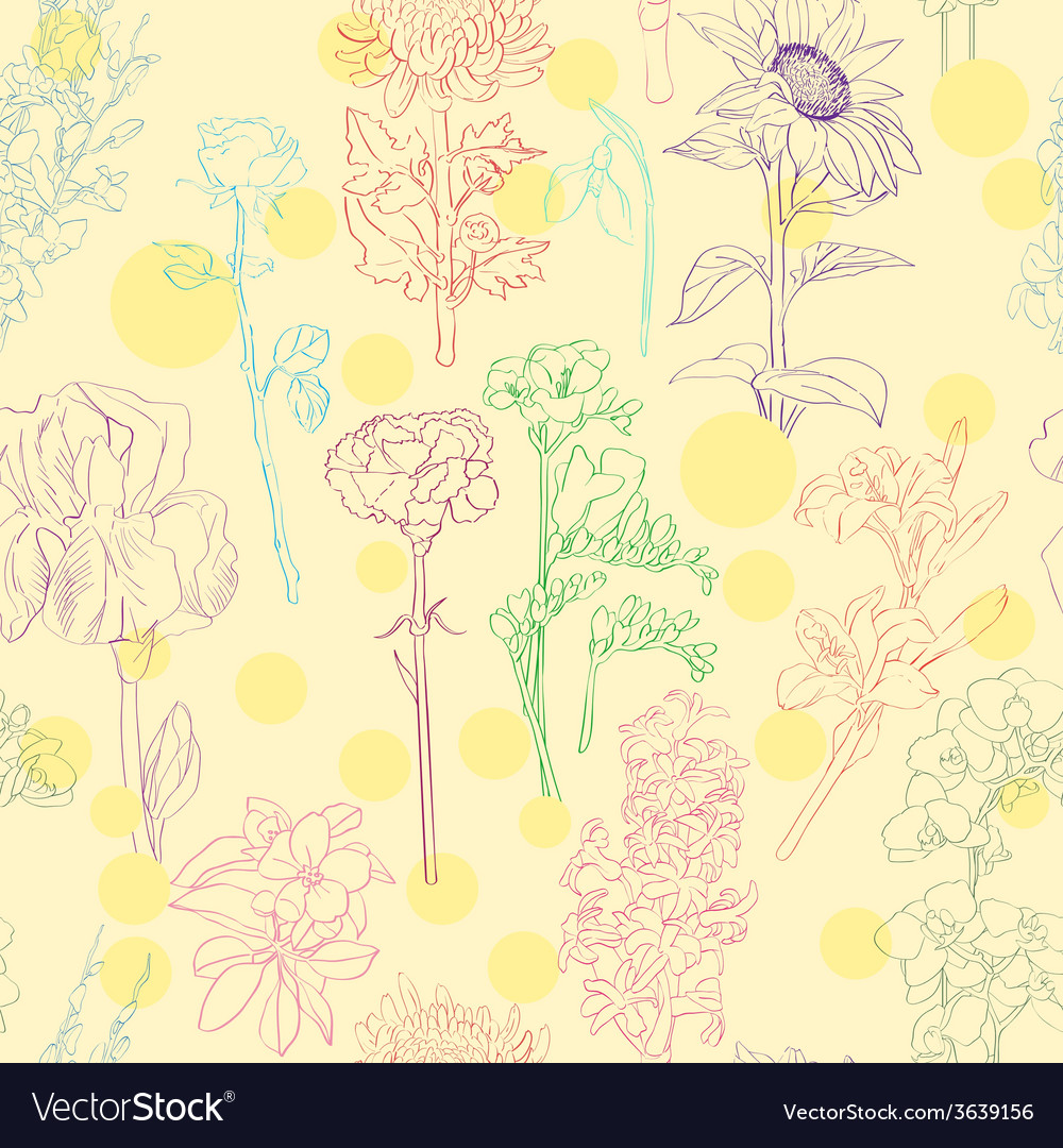 Flowers pattern