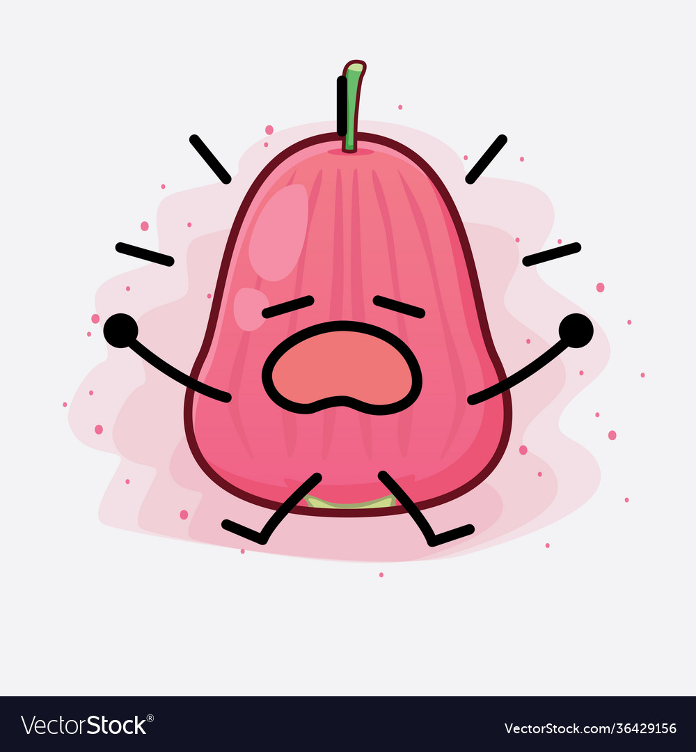 Java apple fruit cute character with simple face