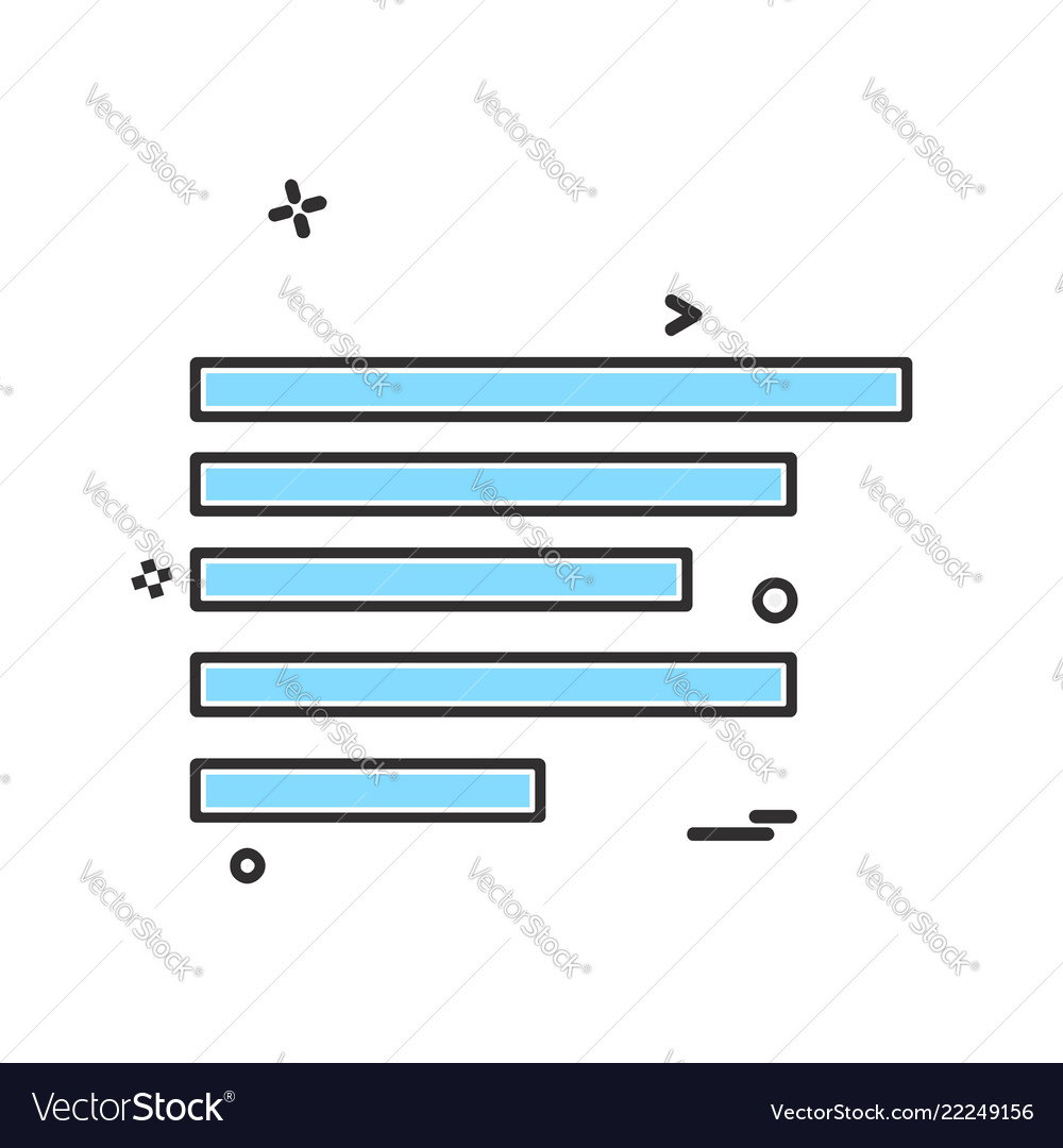 Text alignment icon design Vector Image Text alignment icon design