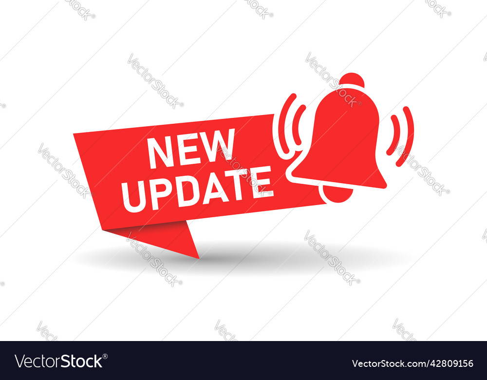 Update software icon in flat style system upgrade vector image Update software icon in flat style system upgrade